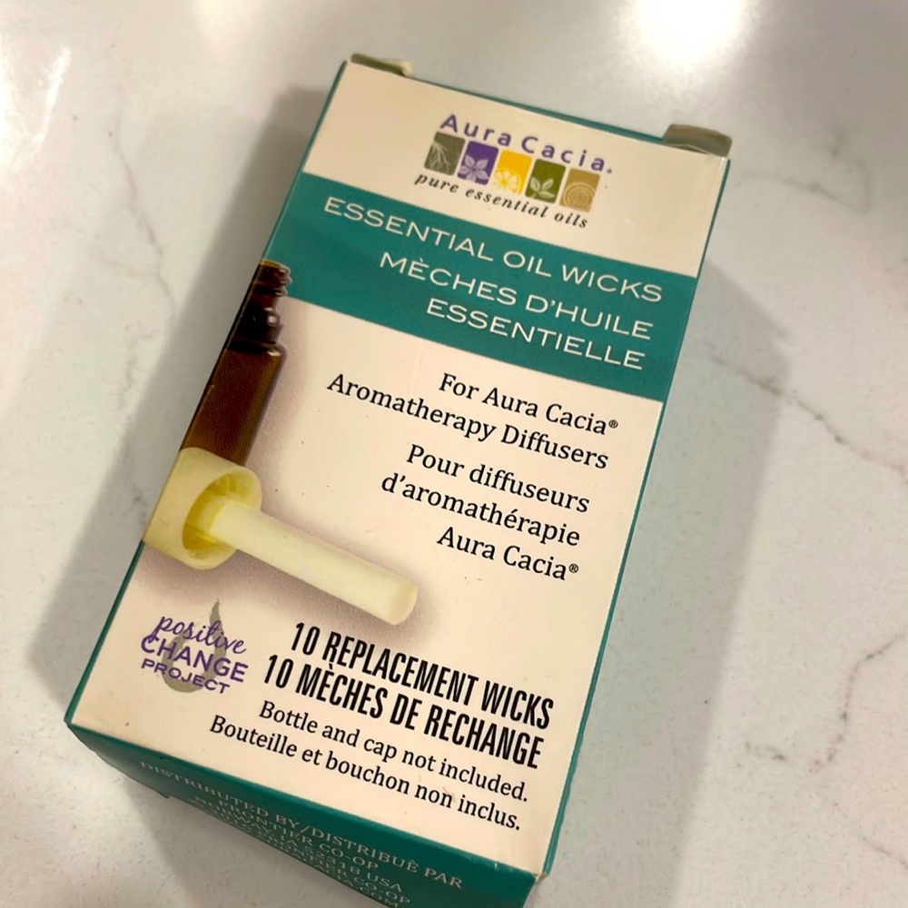 NWT Aura Cacia Essential Oil Wicks